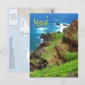 マウイ・アラウ島 ポストカード (正面/裏面)