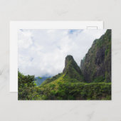 マウイ・ハワイのiaoニードル州記念碑 ポストカード (正面/裏面)