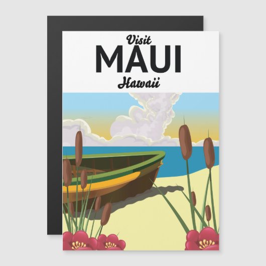 マウイ・ハワイ観光ポスターを参照 (正面/裏面)