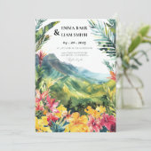 マウイ ハワイ トロピカル ウェディング 招待状 (スタンド正面)