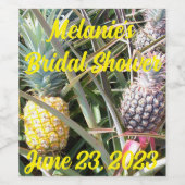 マウイ ハワイ パイナップル サンキュー ワインラベル (シングルラベル)