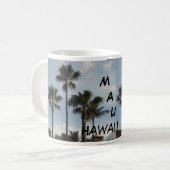 マウイ ハワイ ヤシの木 コーヒーマグカップ (正面左)