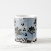 マウイ ハワイ ヤシの木 コーヒーマグカップ (中央)