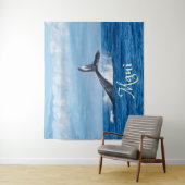 マウイ ハワイ 海 クジラの尾 タペストリー (インサイチュ)