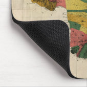 マウイ – ヴィンテージ古風ハワイのサーベイマップ， 1885 マウスパッド (コーナー)