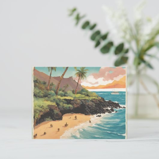 マウイ(4) ポストカード (スタンド正面)