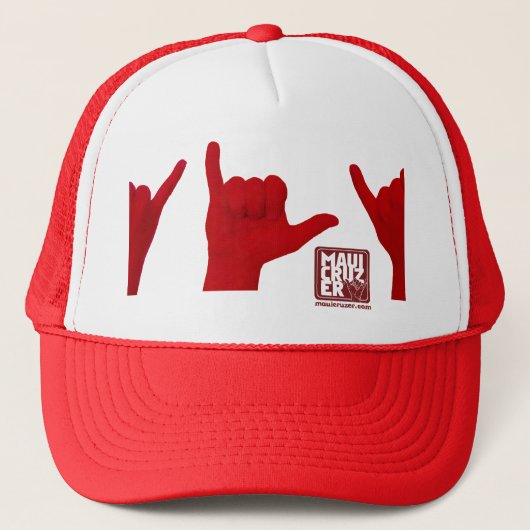 マウイCruzer Shakaのトラック運転手 キャップ (正面)