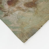 マウエレガントド(女性ポートレート) フリースブランケット (角)