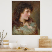 マウエレガントド(女性ポートレート) ポスター (キッチン)