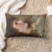 マウエレガントド(女性ポートレート) ランバークッション (ブランケット)