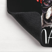 マウォーターフランスのカラーブルドッグドッグマザーズデイモ マウスパッド (コーナー)