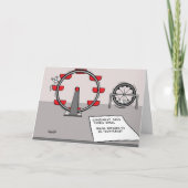 マウスおもしろいグリーティングカード カード (正面)