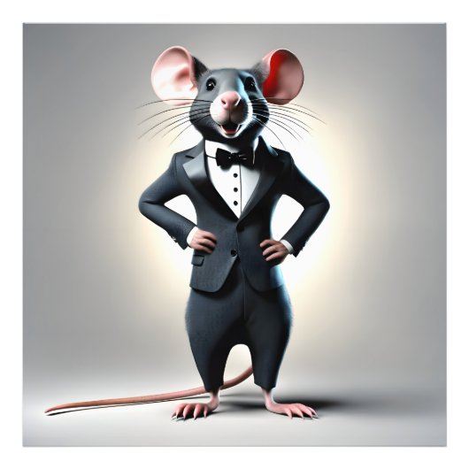 マウスおもしろい漫画 フォトプリント            (正面)