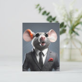 マウスおもしろい漫画 ポストカード (スタンド正面)