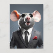 マウスおもしろい漫画 ポストカード (正面)