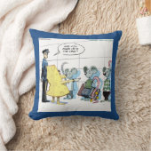 マウスおもしろい犯罪Rick London Cotton装飾用クッション クッション (ブランケット)