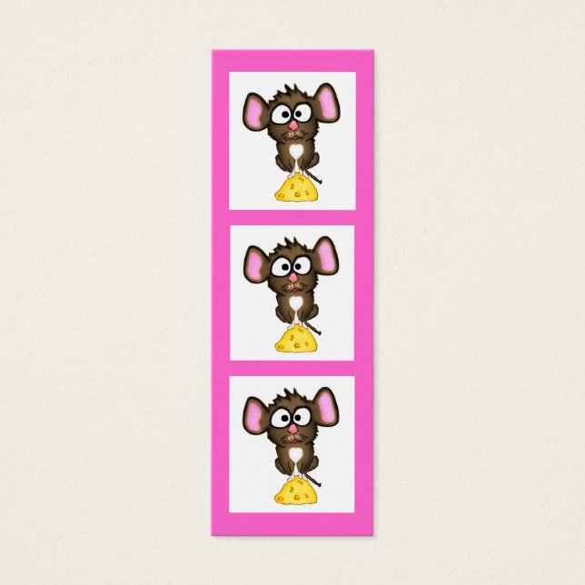 マウスおよびチーズしおり (正面)