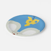 マウスおよびチーズ ペーパープレート (アングル)