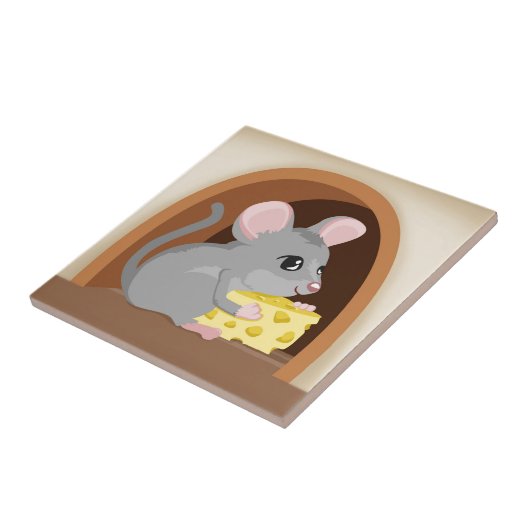 マウスおよびマウスの穴 タイル (側面)