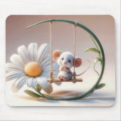 マウスお洒落のデイジースイング マウスパッド (正面)