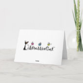 マウスがスキーに出る シーズンカード (裏面)