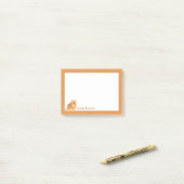 マウスが付いているかわいい子猫 ポストイット (デスク上)