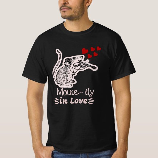 マウスが恋に落ちた Tシャツ (正面)