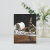 マウスとその「タスクリスト」 ポストカード (スタンド正面)