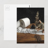 マウスとその「タスクリスト」 ポストカード (正面/裏面)