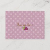 マウスとカップケーキ 名刺 (裏面)