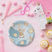 マウスとクッキーの誕生日パーティープレート ペーパープレート (パーティー)