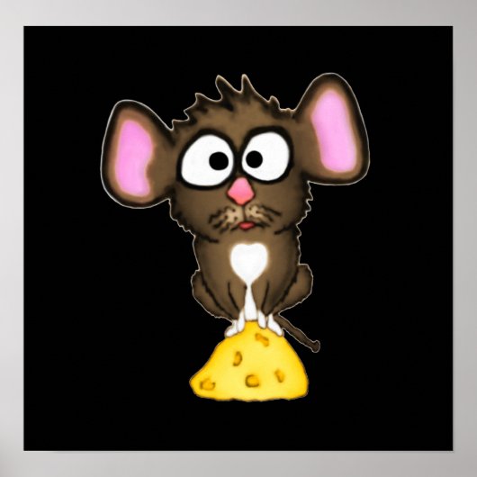 マウスとチーズのポスター ポスター (正面)