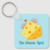 マウスとチーズ キーホルダー (正面)
