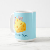 マウスとチーズ コーヒーマグカップ (正面左)