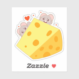 マウスとチーズ シール