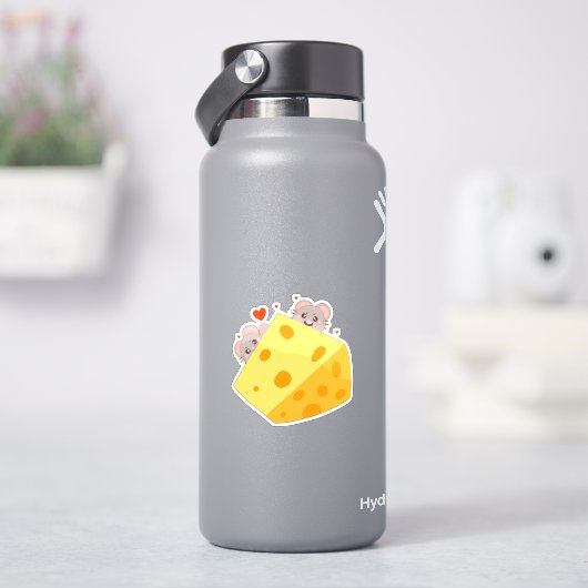 マウスとチーズ シール (HydroFlask)