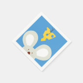 マウスとチーズ スタンダードカクテルナプキン (角)