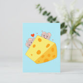 マウスとチーズ ポストカード (スタンド正面)