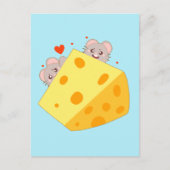 マウスとチーズ ポストカード (正面)