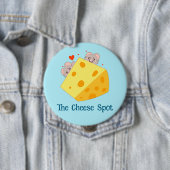 マウスとチーズ 缶バッジ (インサイチュ)