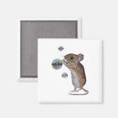 マウスとバブル マグネット (正面/裏面)