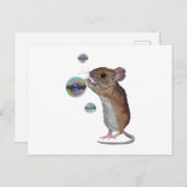 マウスとバブル 案内ポストカード (正面/裏面)