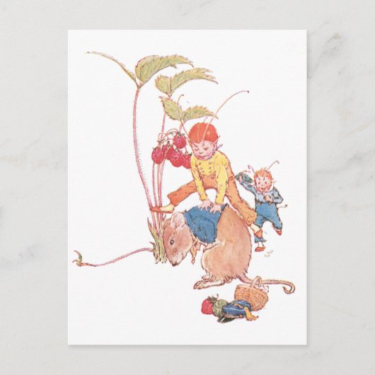 マウスとフェイ遊リーズの跳躍 ポストカード (正面)