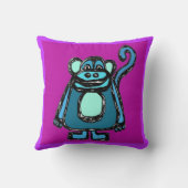 マウスとモンキーピロー クッション (裏面)