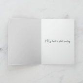 マウスと白デイジー カード (内部)