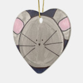 マウスのオーナメント セラミックオーナメント (左)