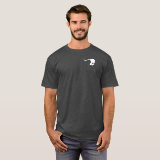 マウスのシルエット ダーク Tシャツ