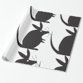 マウスのシルエット ラッピングペーパー (アンロールド)