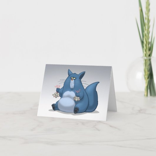 マウスのトラップのメッセージカード カード (正面)