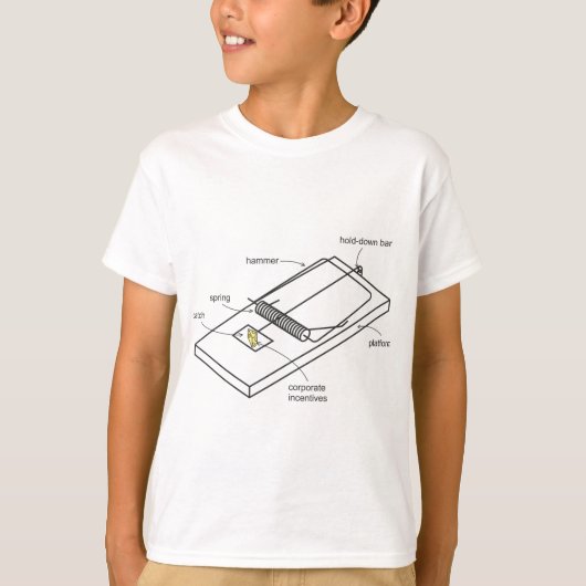 マウスのトラップ Tシャツ (正面)